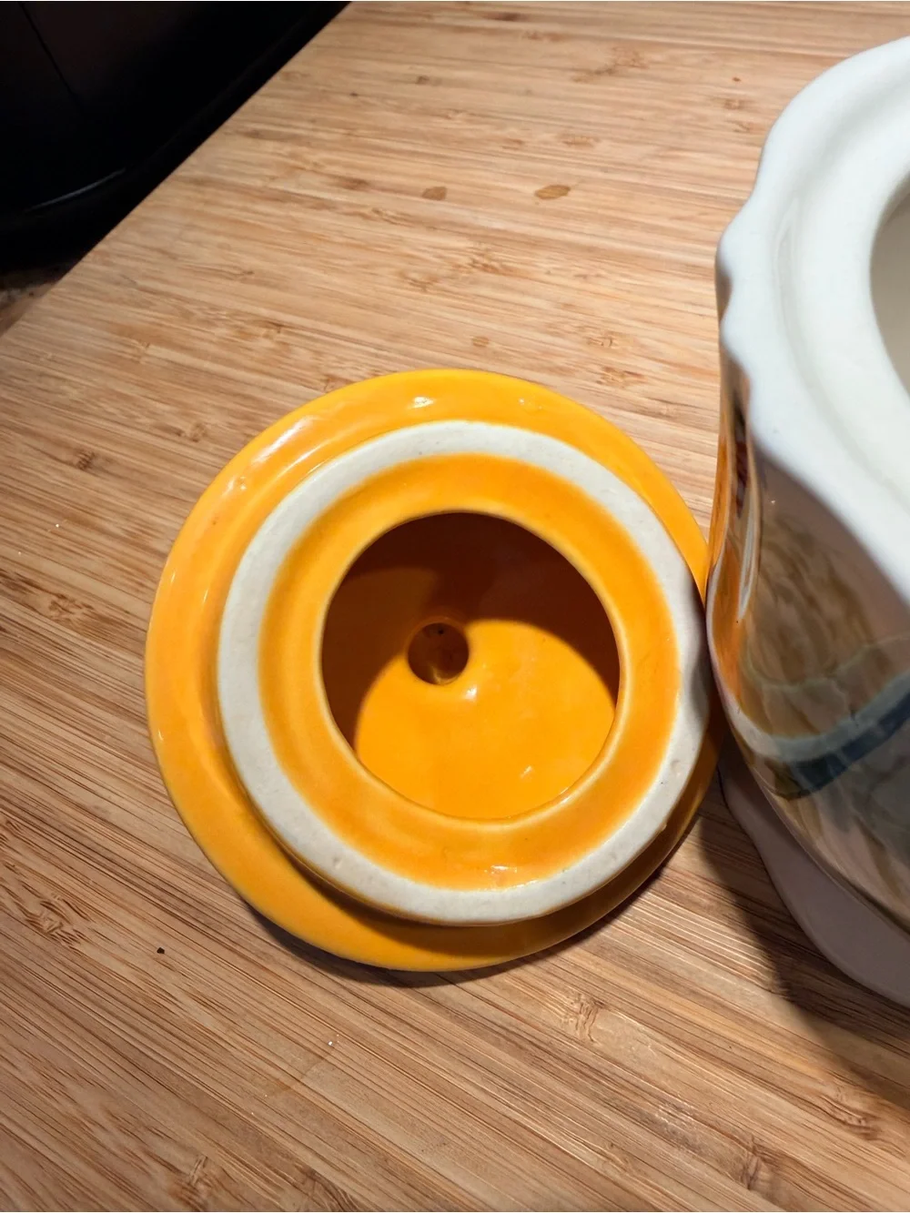 The Pioneer Woman Yellow Floral Sugar Bowl and Blue Creamer Set